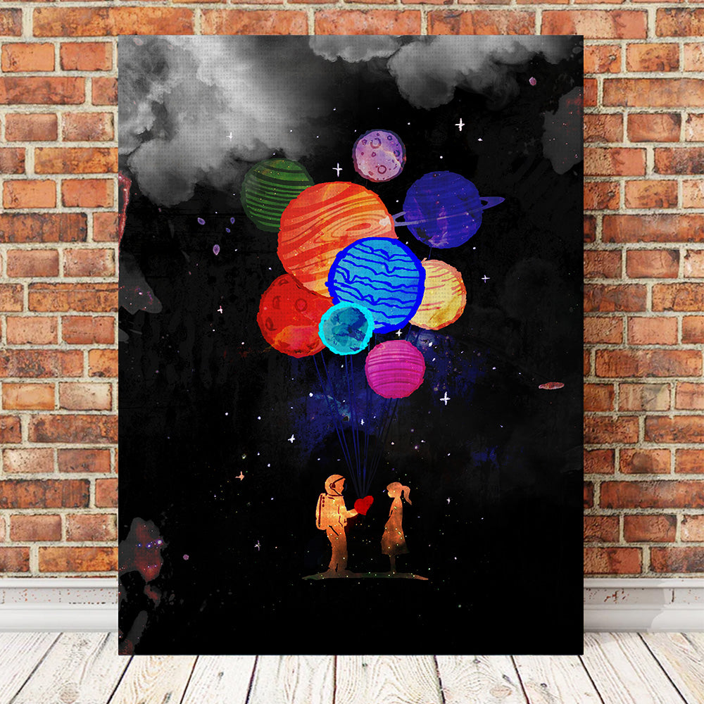 Space Love Wall Art