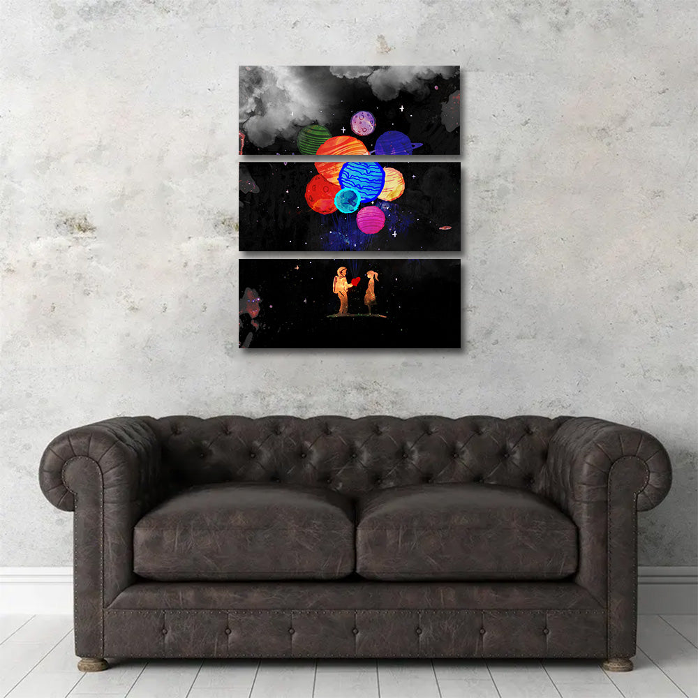 Space Love Wall Art