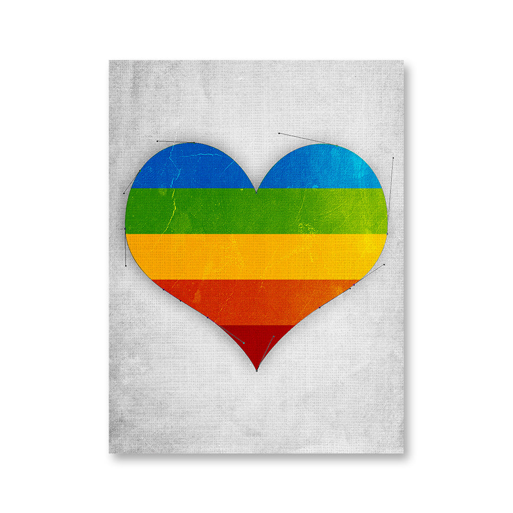 CMYK Heart Wall Art