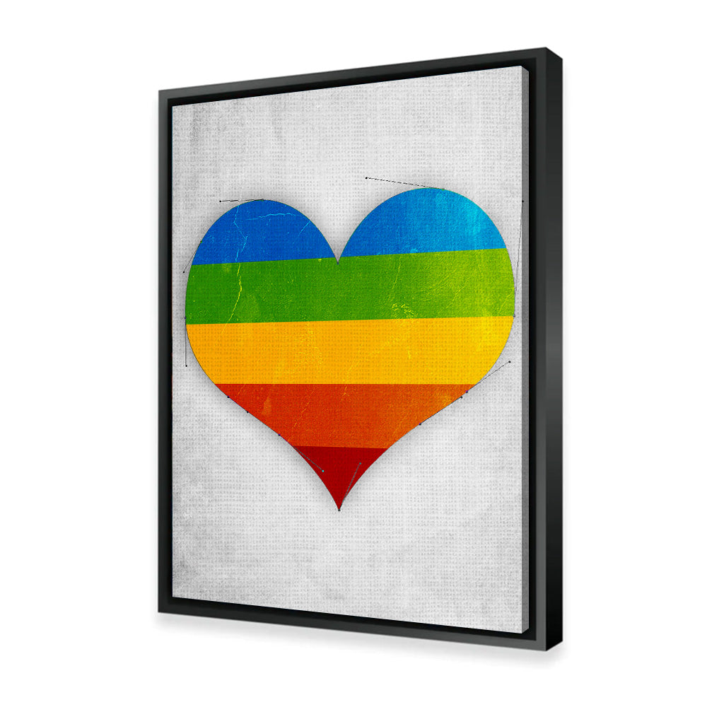 CMYK Heart Wall Art