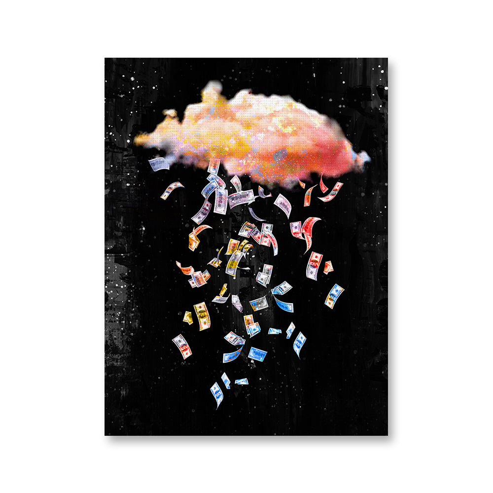 Falling Dollars Wall Art