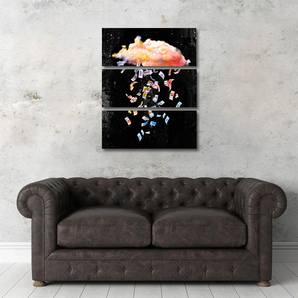 Falling Dollars Wall Art