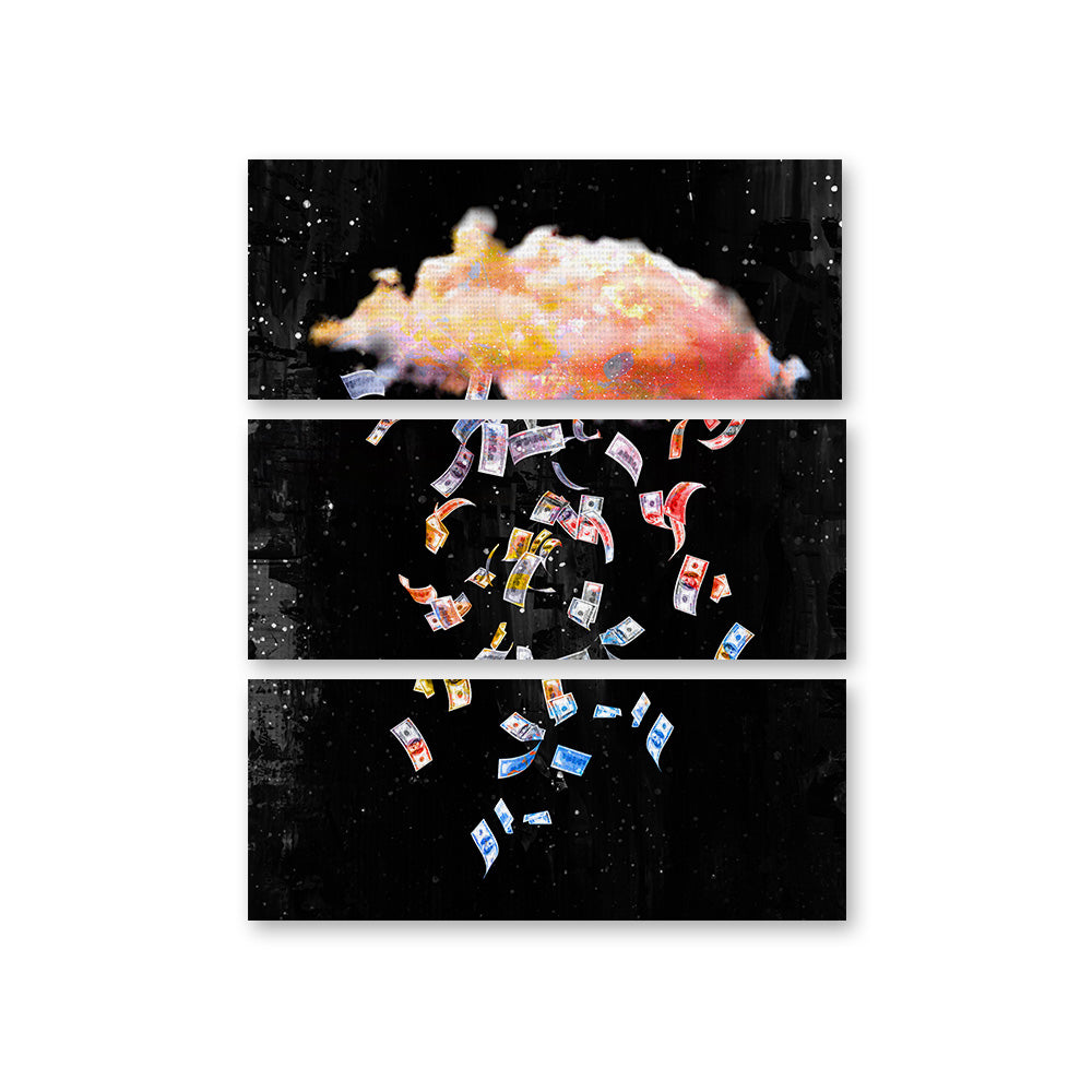 Falling Dollars Wall Art