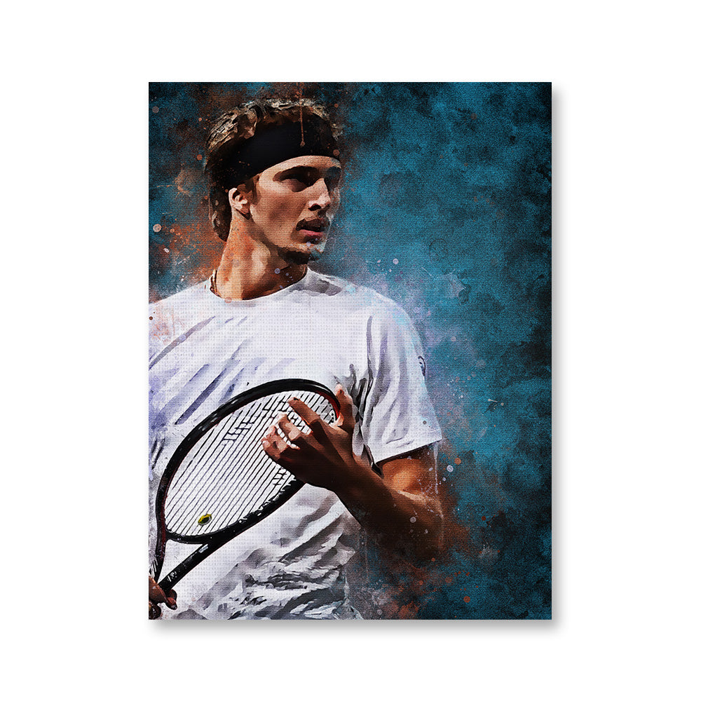Alexander Zverev Painting Wall Art