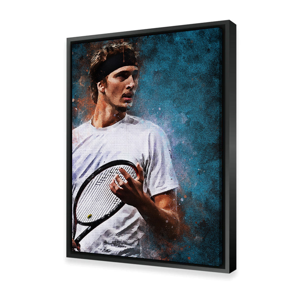 Alexander Zverev Painting Wall Art