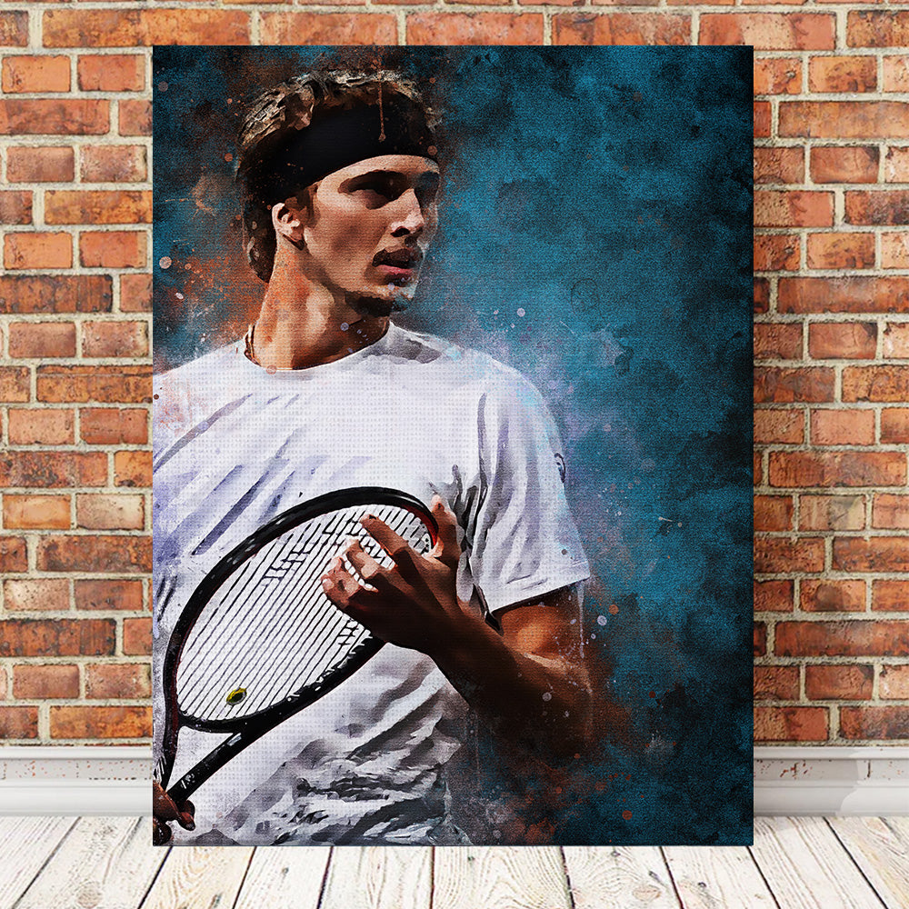 Alexander Zverev Painting Wall Art