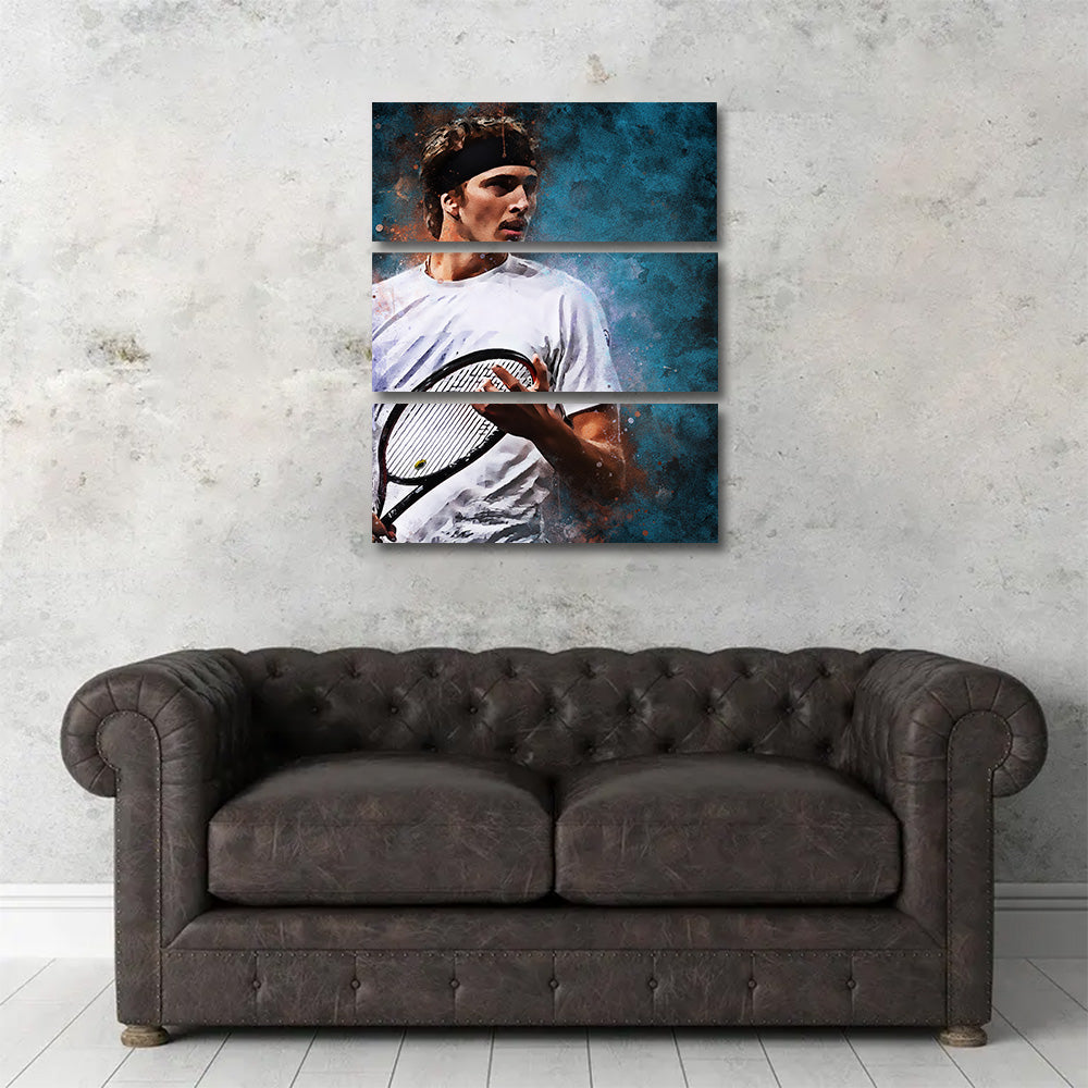 Alexander Zverev Painting Wall Art