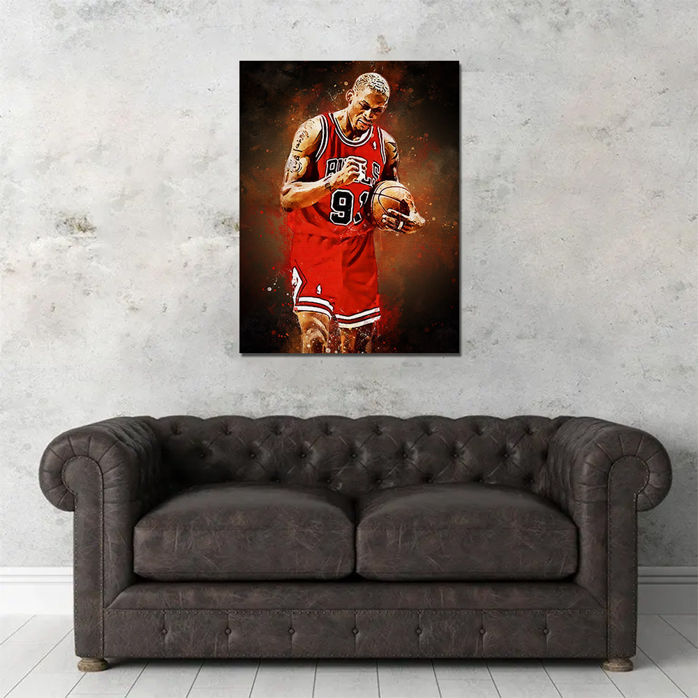 Dennis Rodman Painting