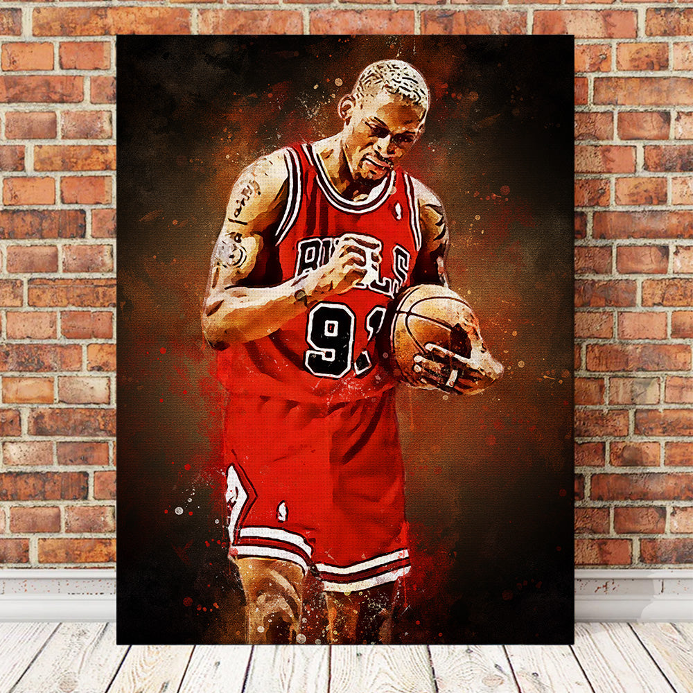 Dennis Rodman Painting