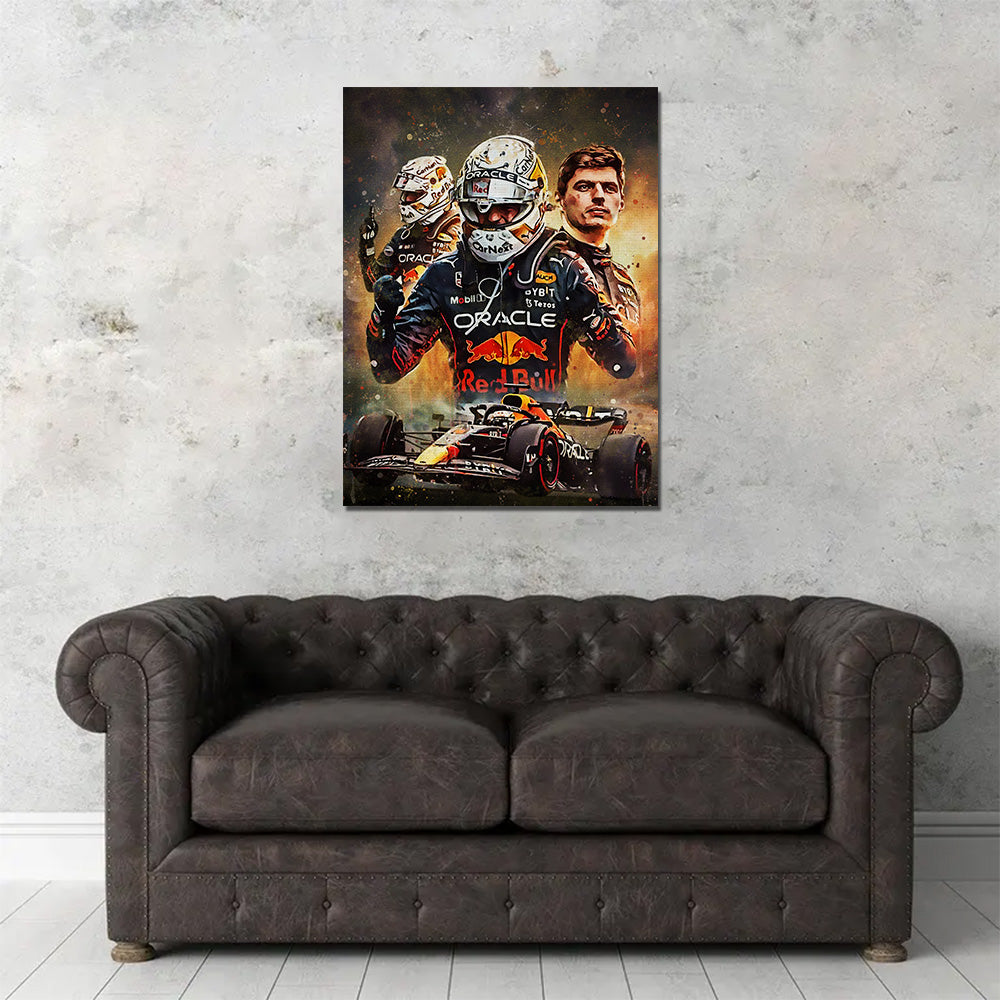 Max Verstappen F1 Wall Art