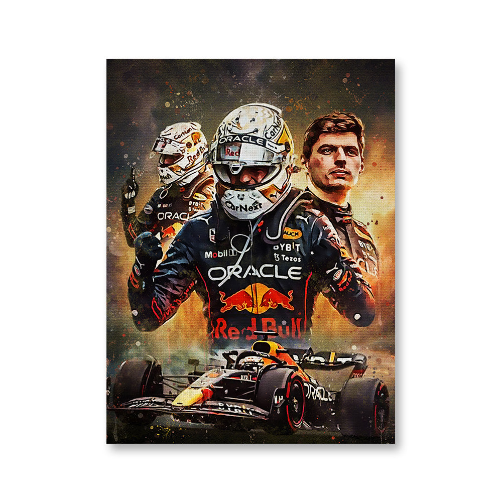 Max Verstappen F1 Wall Art