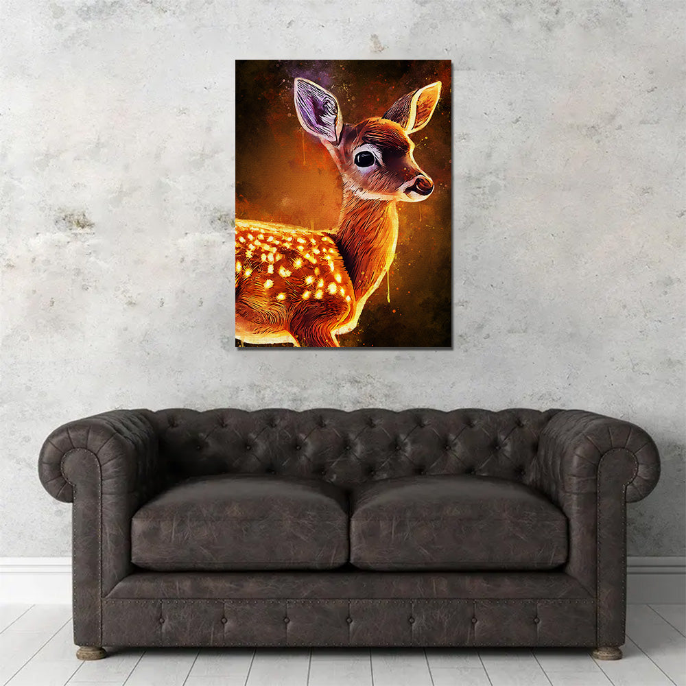 Baby Fawn Painting