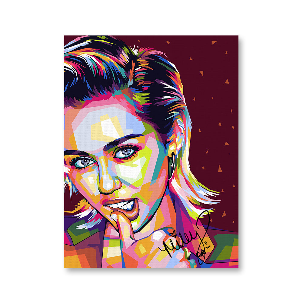 Miley Portrait Wall Art