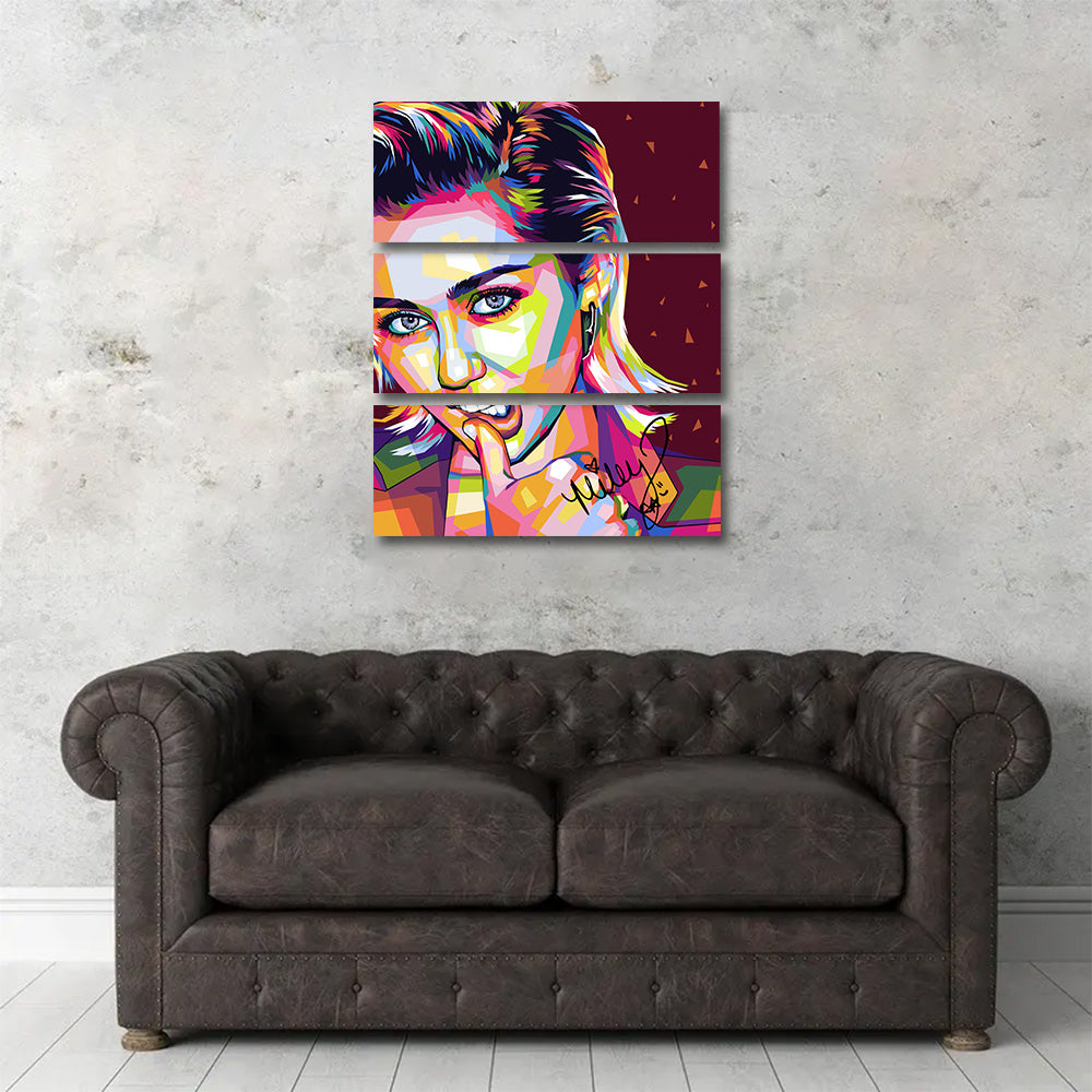 Miley Portrait Wall Art