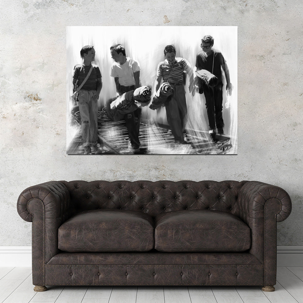 Stand By Me Grayscale Wall Art