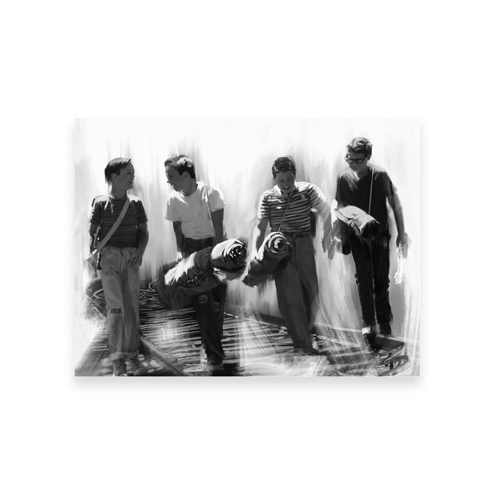 Stand By Me Grayscale Wall Art