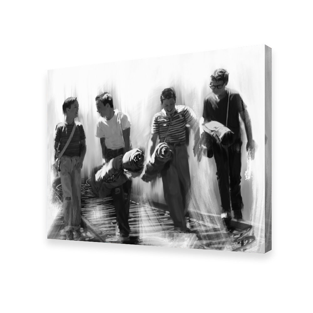 Stand By Me Grayscale Wall Art