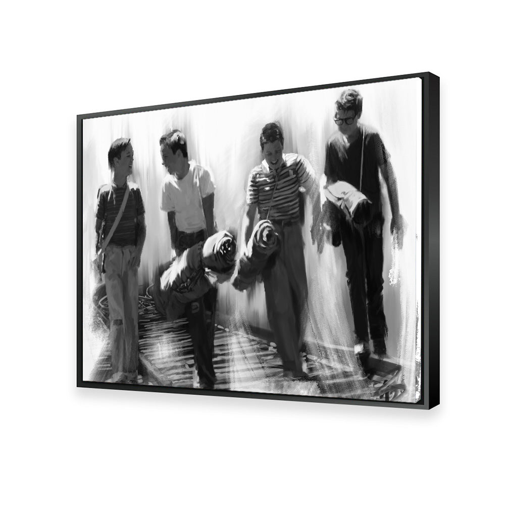 Stand By Me Grayscale Wall Art