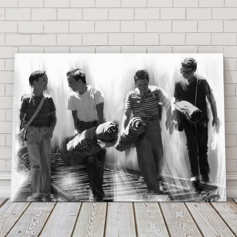 Stand By Me Grayscale Wall Art