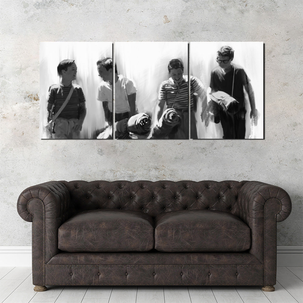 Stand By Me Grayscale Wall Art