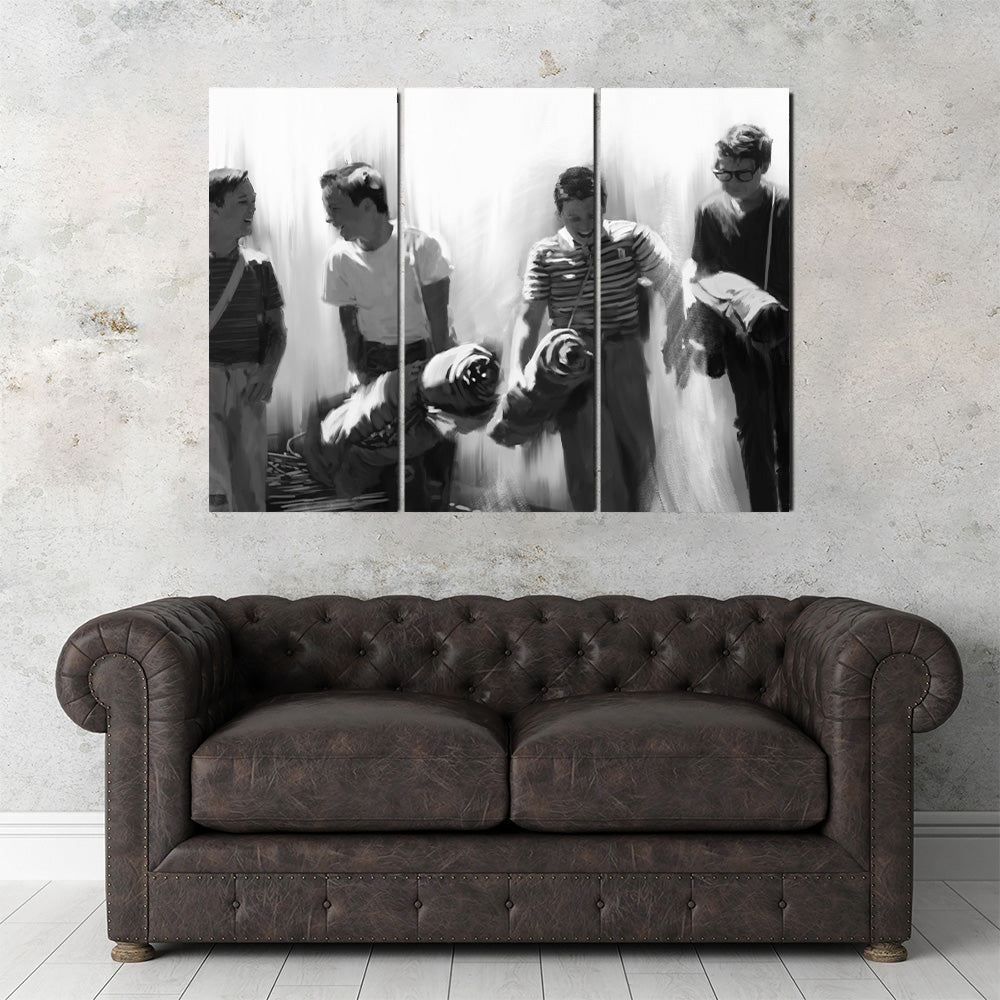 Stand By Me Grayscale Wall Art