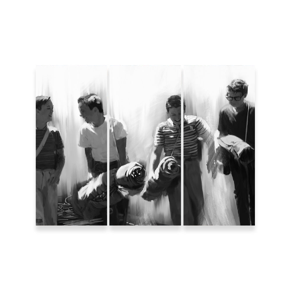 Stand By Me Grayscale Wall Art