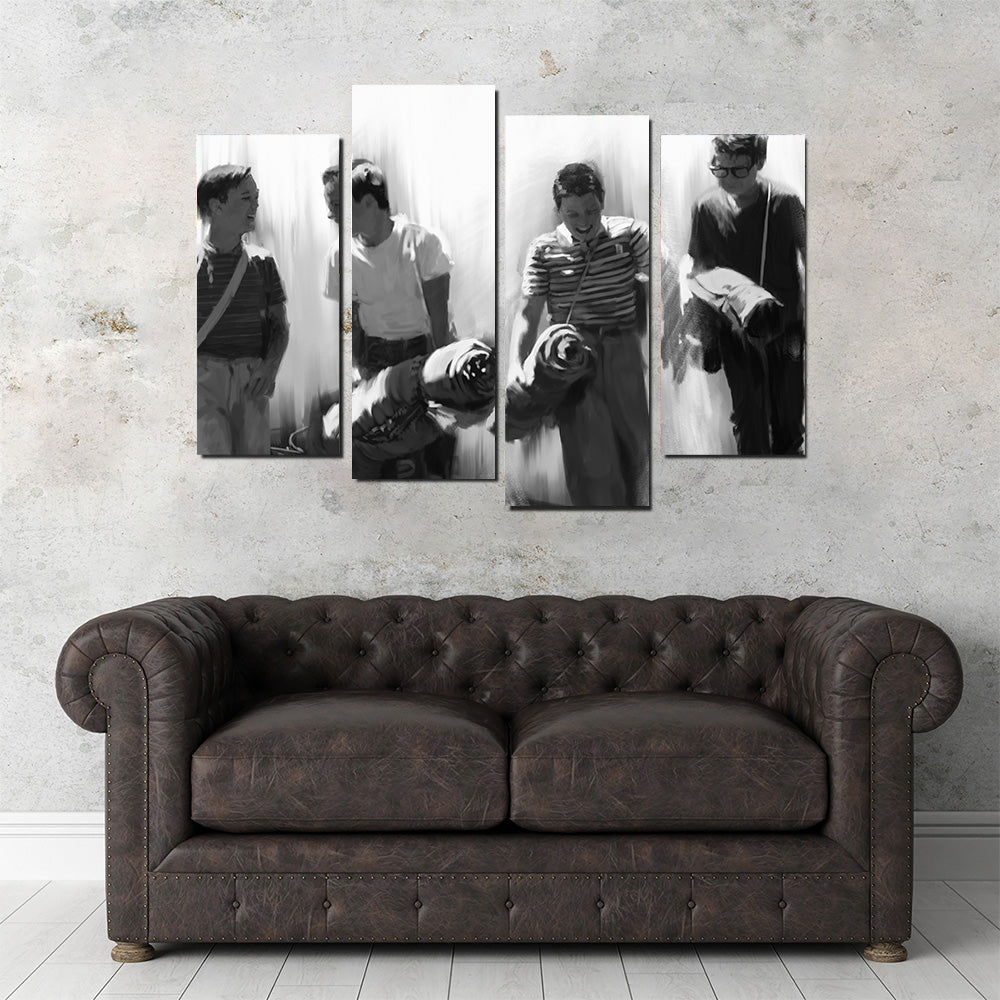 Stand By Me Grayscale Wall Art
