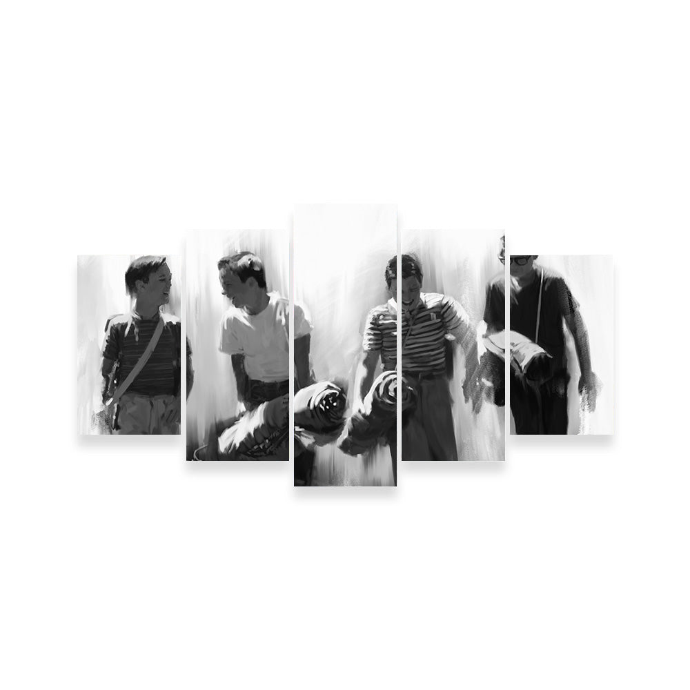 Stand By Me Grayscale Wall Art