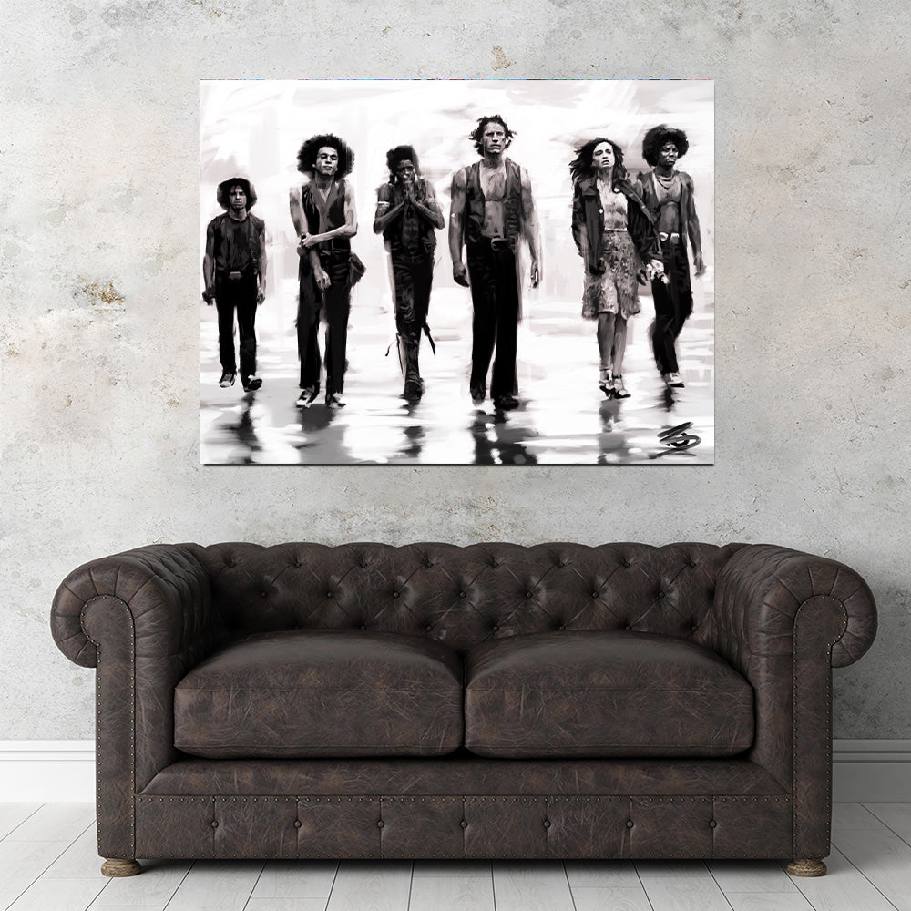 The Warriors Sketch Wall Art