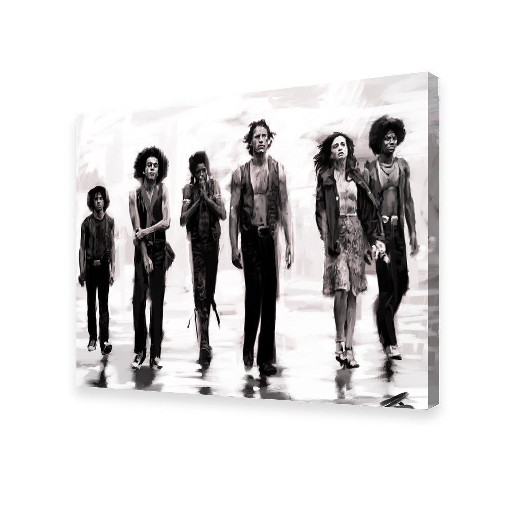 The Warriors Sketch Wall Art