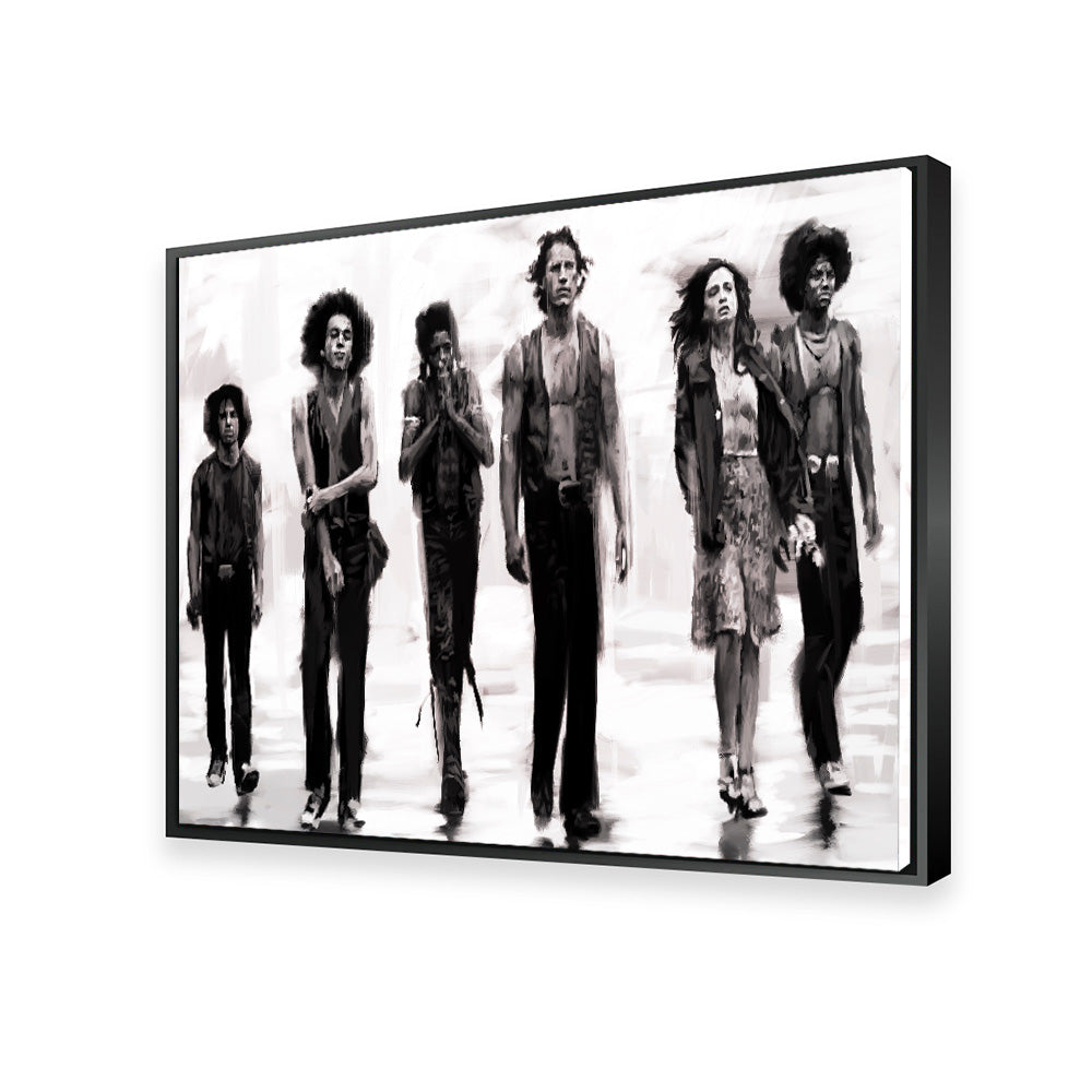 The Warriors Sketch Wall Art