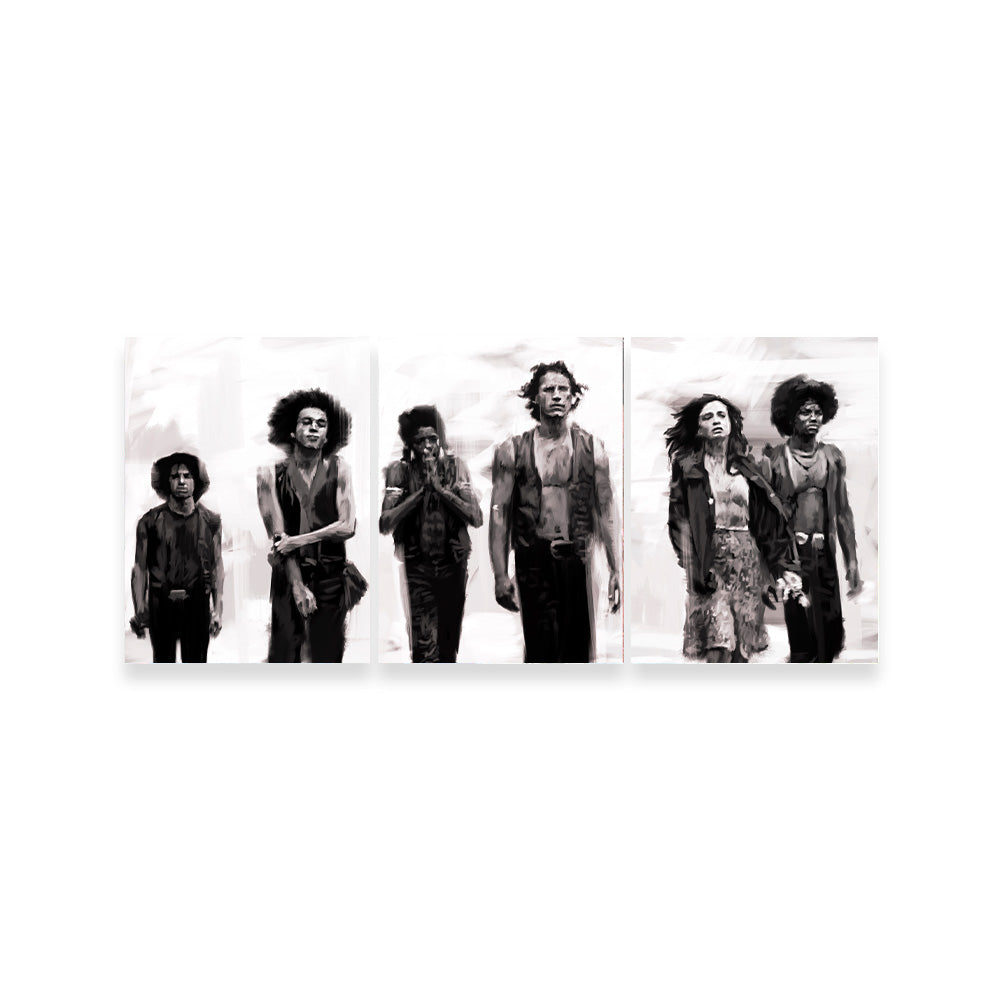 The Warriors Sketch Wall Art