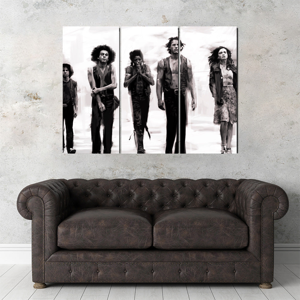 The Warriors Sketch Wall Art