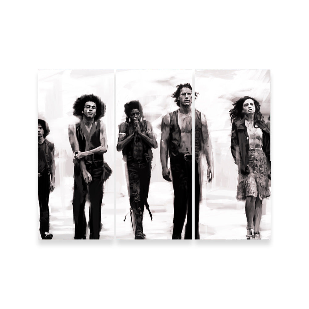 The Warriors Sketch Wall Art