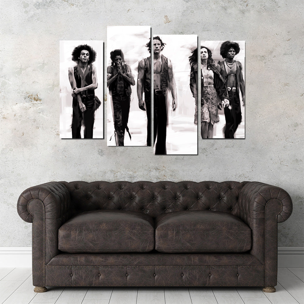 The Warriors Sketch Wall Art