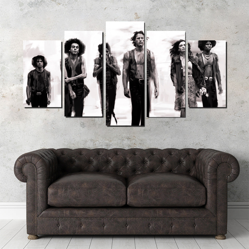 The Warriors Sketch Wall Art