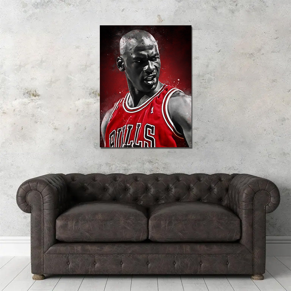 Michael Jordan Painting Wall Art