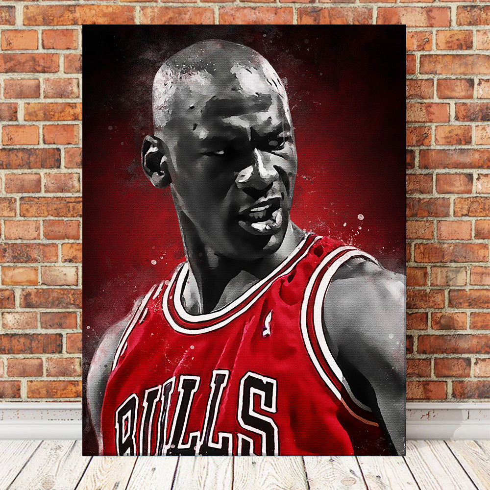 Michael Jordan Painting Wall Art