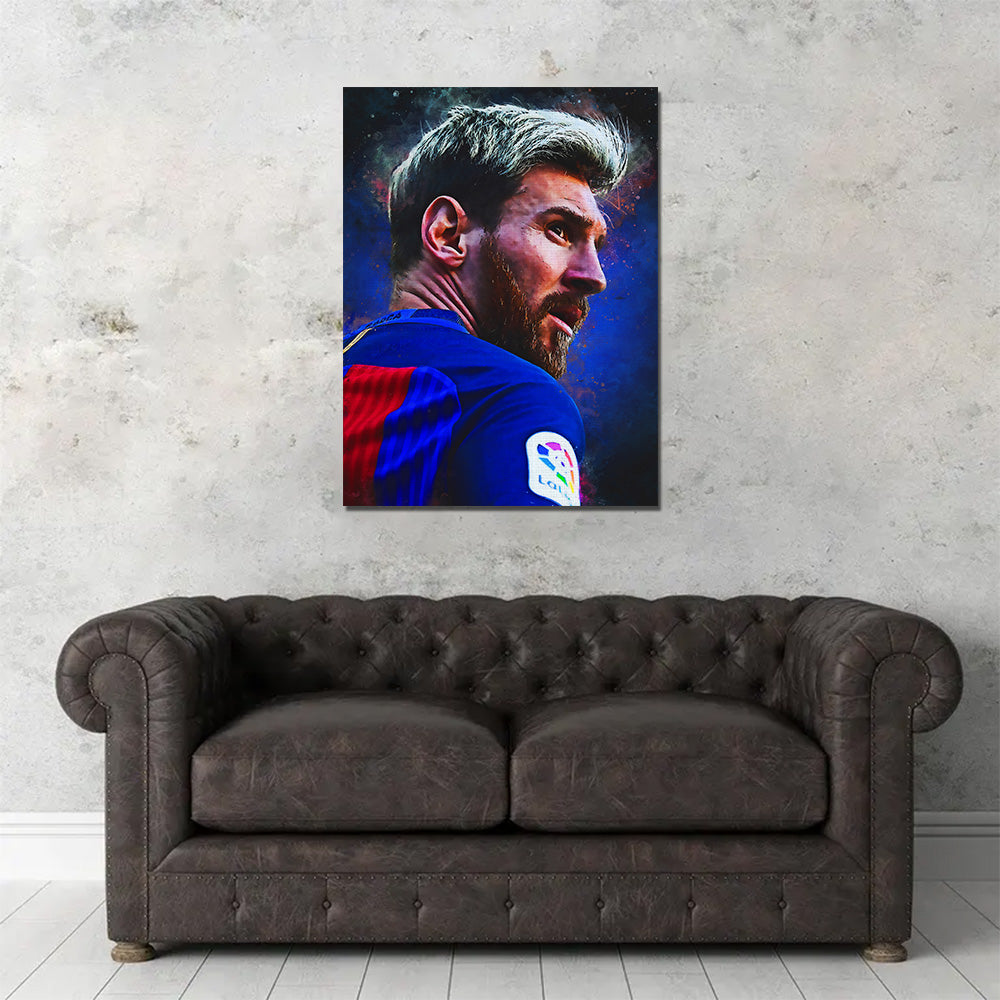 Lionel Messi Painting Wall Art