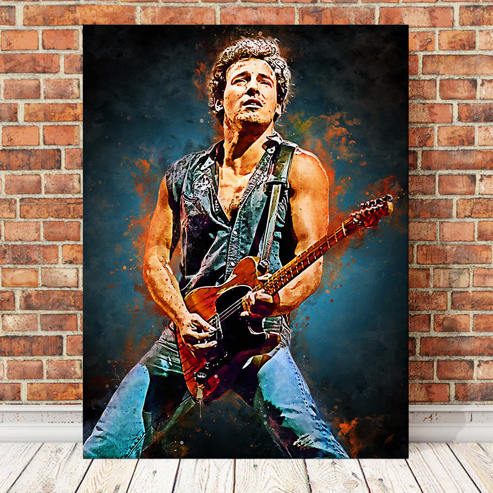 Bruce Springsteen Young Wall Art
