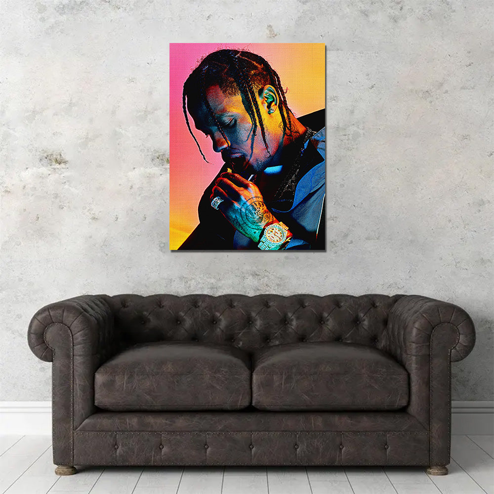 Travis Scott Blush Wall Art