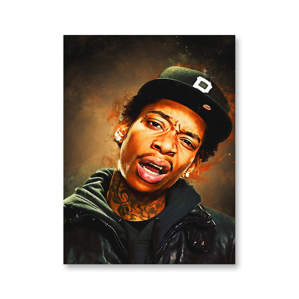 Wiz Khalifa Painting Wall Art