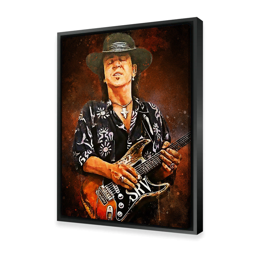 Stevie Ray Vaughan Painting Wall Art