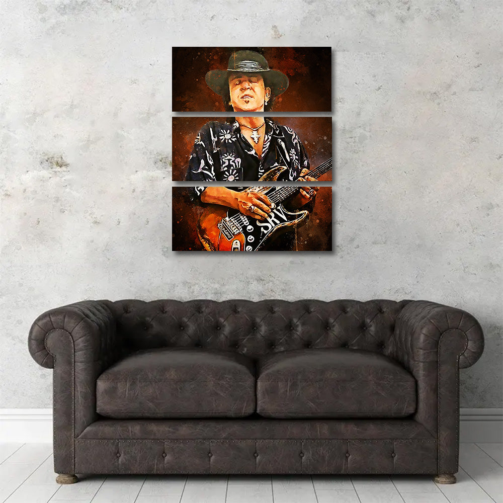 Stevie Ray Vaughan Painting Wall Art