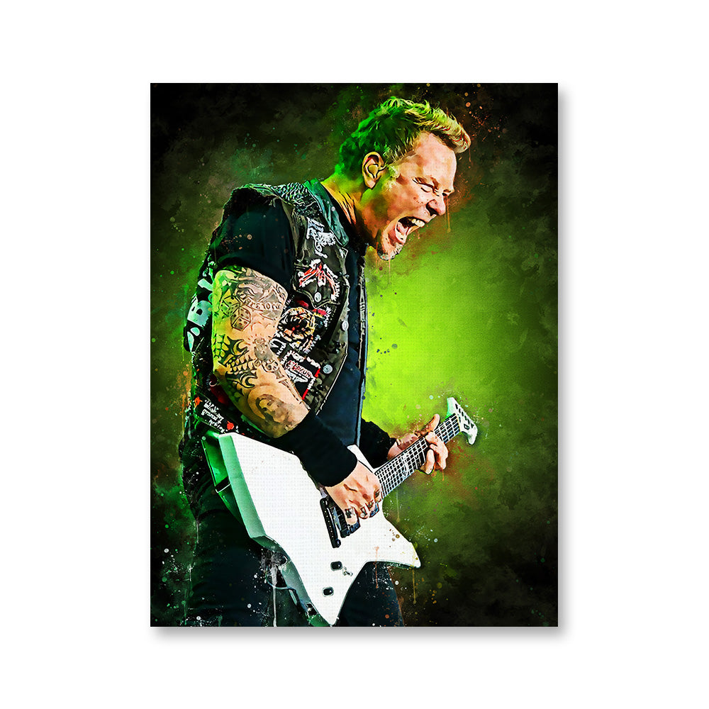 James Hetfield Painting Wall Art