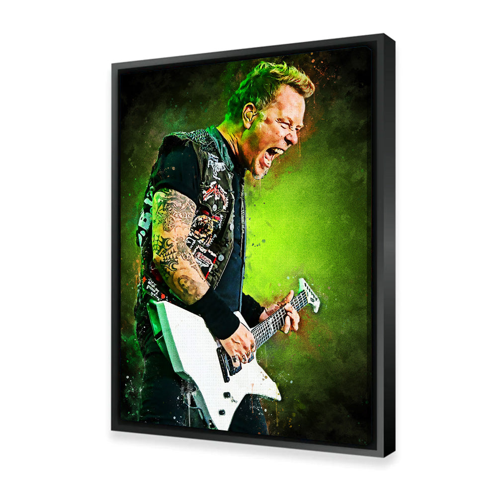 James Hetfield Painting Wall Art