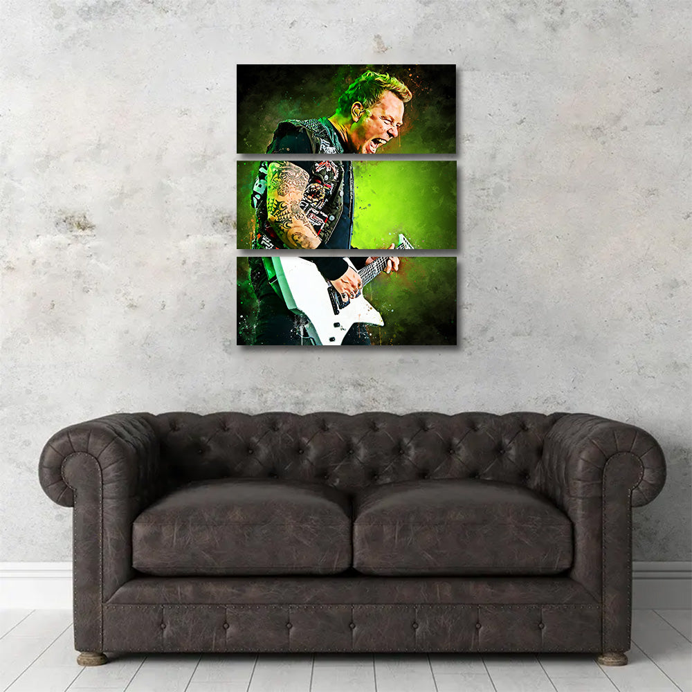 James Hetfield Painting Wall Art