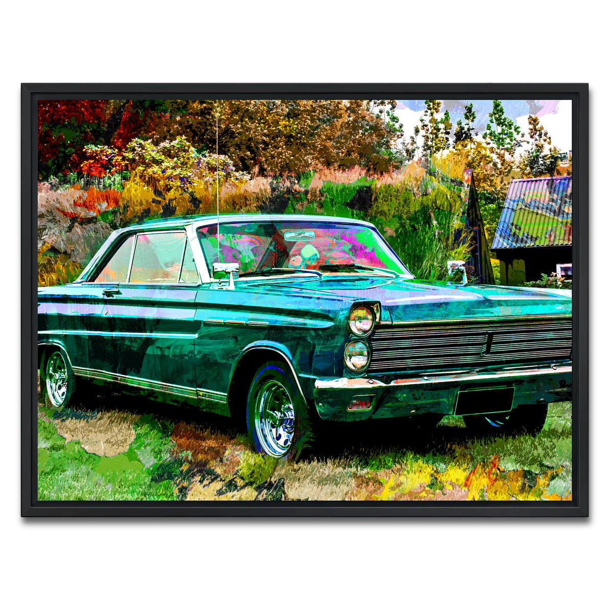 AUTO-MOCKUP WHITE | 1965 Mercury Comet Wall Art | 1 Piece | Black Frame | group=4x3