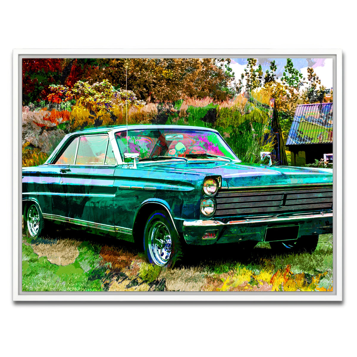 AUTO-MOCKUP WHITE | 1965 Mercury Comet Wall Art | 1 Piece | White Frame | group=4x3