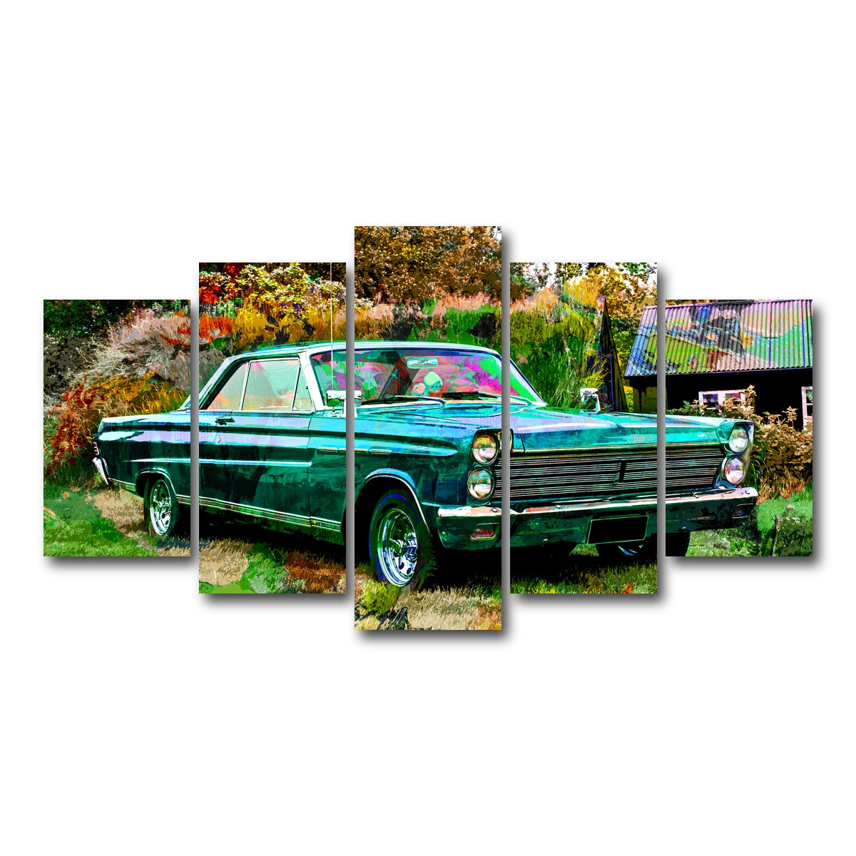 AUTO-MOCKUP WHITE | 1965 Mercury Comet Wall Art | 5 Piece | Gallery Wrapped | group=5_normal